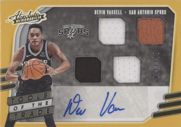 2020-21 Panini Absolute Memorabilia - Tools of the Trade Four Swatch ...