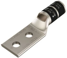 Burndy YA262LN, 2/0 AWG Stranded Copper, 2-Hole, Compression Cable Lug, 1 pc