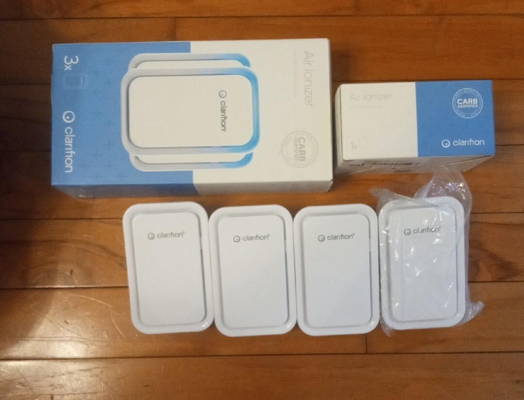 4pk, Clarifion Air Ionizer/ Negative Ion Generation Filterless PlugIn