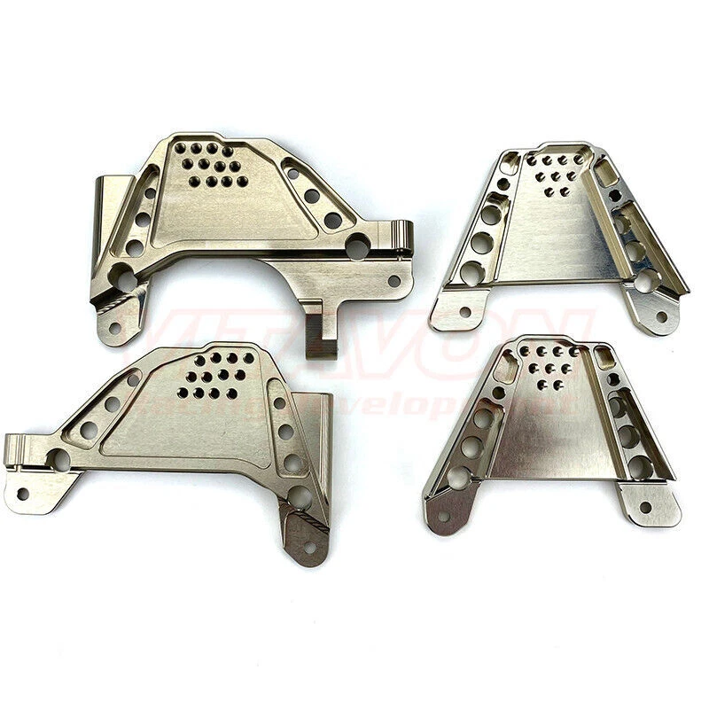 Vitavon CNC Alu7075 Front & Rear Shock Tower for SCX6 Jeep Wrangler Trail Honcho - Image 4 of 4