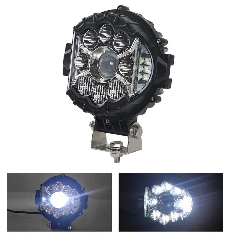 Vainas de luces láser LED de punto de tirador lateral de 7" 3 piezas para camioneta Chevy Dodge Ford Jeep Foto 2 de 4