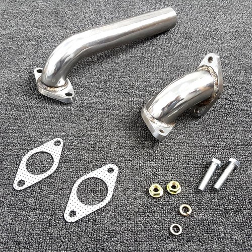 Turbo External Wastegate Exhaust Tube Pipe Elbow Adaptor 35mm/38mm Stainless - Picture 2 of 8