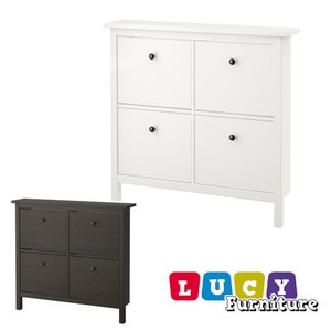 Ikea Hemnes Shoe Cabinet With 4 Compartments Shoe Storage Ebay