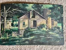 Vintage Barn Oil Painting  - JHWS