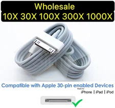 LOT 3Ft USB Charger Cable Cord Compatible to charge iPhone 4 4S iPod 4th Ipad_2