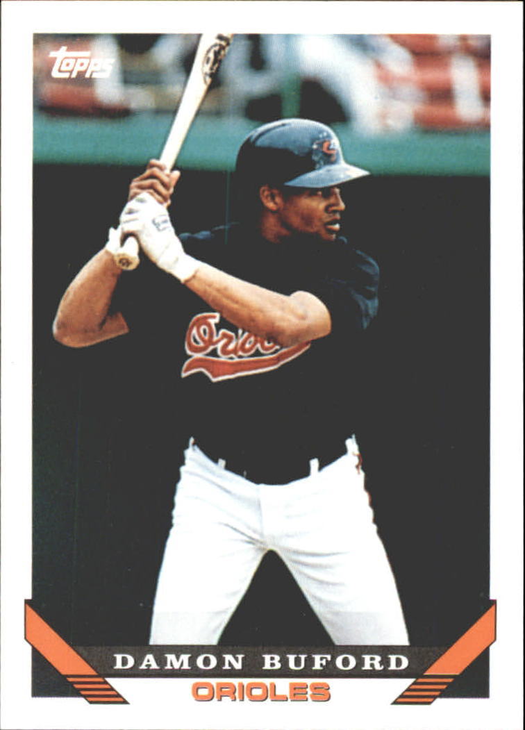 1993 Topps Traded Baltimore Orioles Baseball Card #63T Damon Buford