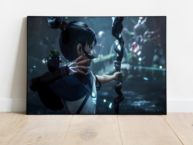 Kena: Bridge of Spirits Poster, Wall Art & Home Decor, Video Game Poster Gift-image