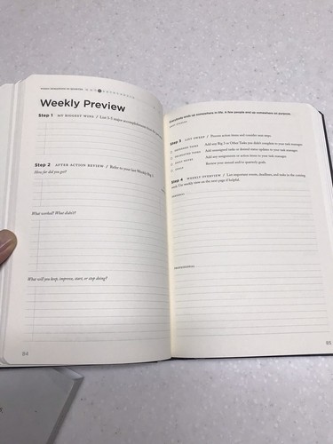 Full Focus Black Linen Planner by Michael Hyatt - The #1 Daily Planner NEW - Picture 5 of 7