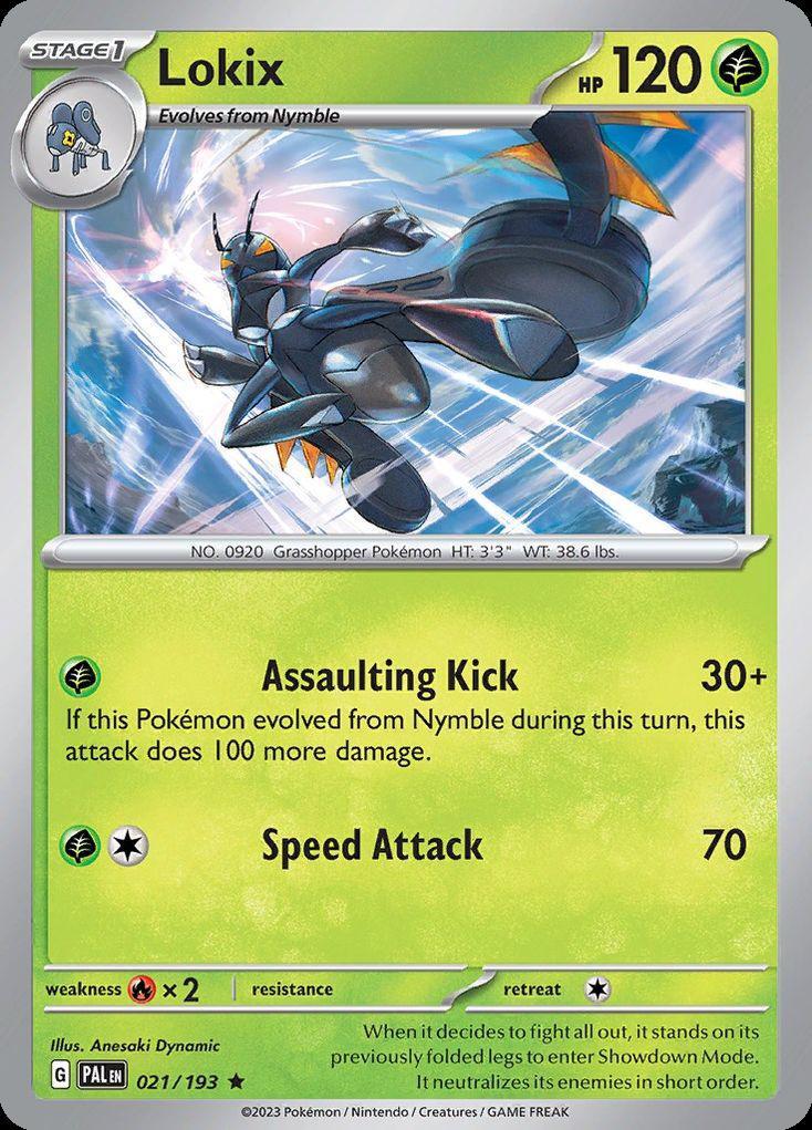Pokemon Lokix (Theme Deck) (21t/301) Paldea Evolved LP