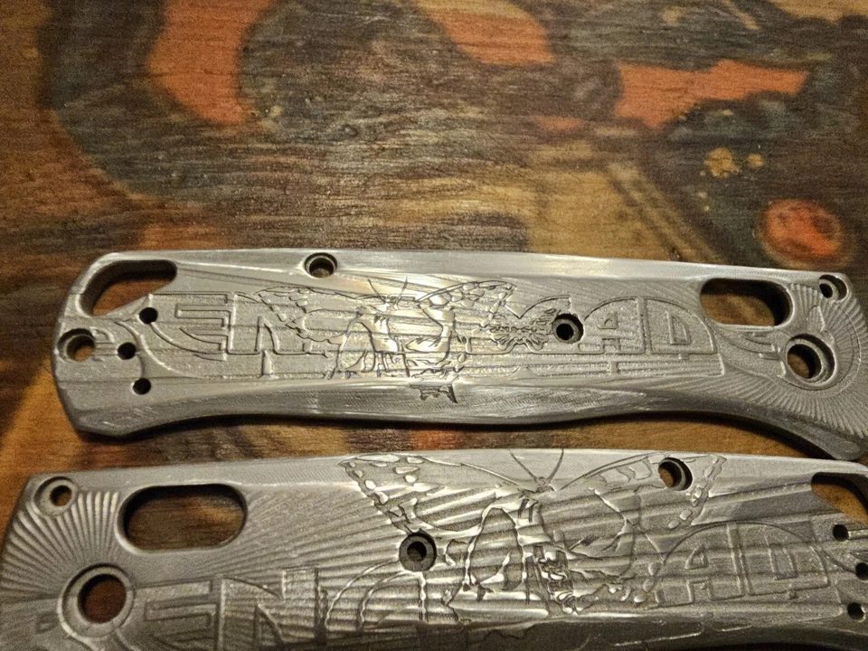 Básculas de aluminio aeroespacial de alto grado personalizadas Bugout 535 Benchmade 7000 Foto 4 de 4