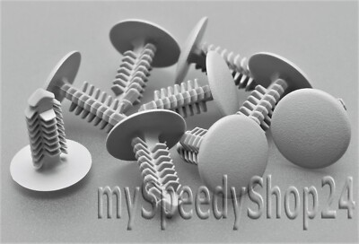 50x Verkleidung Clips Befestigung Klips Halter Universal 8mm grau 50 Stück