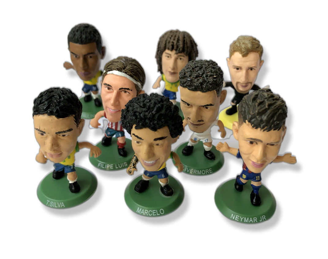 Mini craque, Marca Soccer Starz, PAULINHO, A. 5 cm - Co