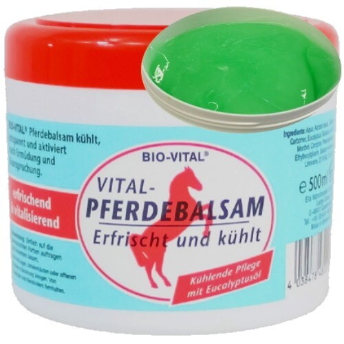Bio-Vital® Pferdebalsam Pferdesalbe Salbe Balsam Pferde Gel Sportgel 500ml - Bild 1 von 1