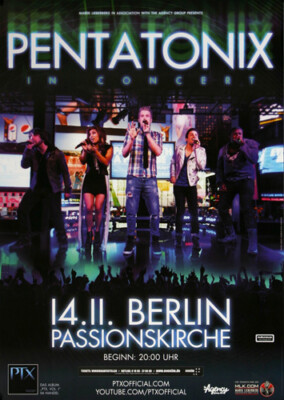 Pentatonix - Berlin, Berlin 2013 | Konzertplakat | Poster