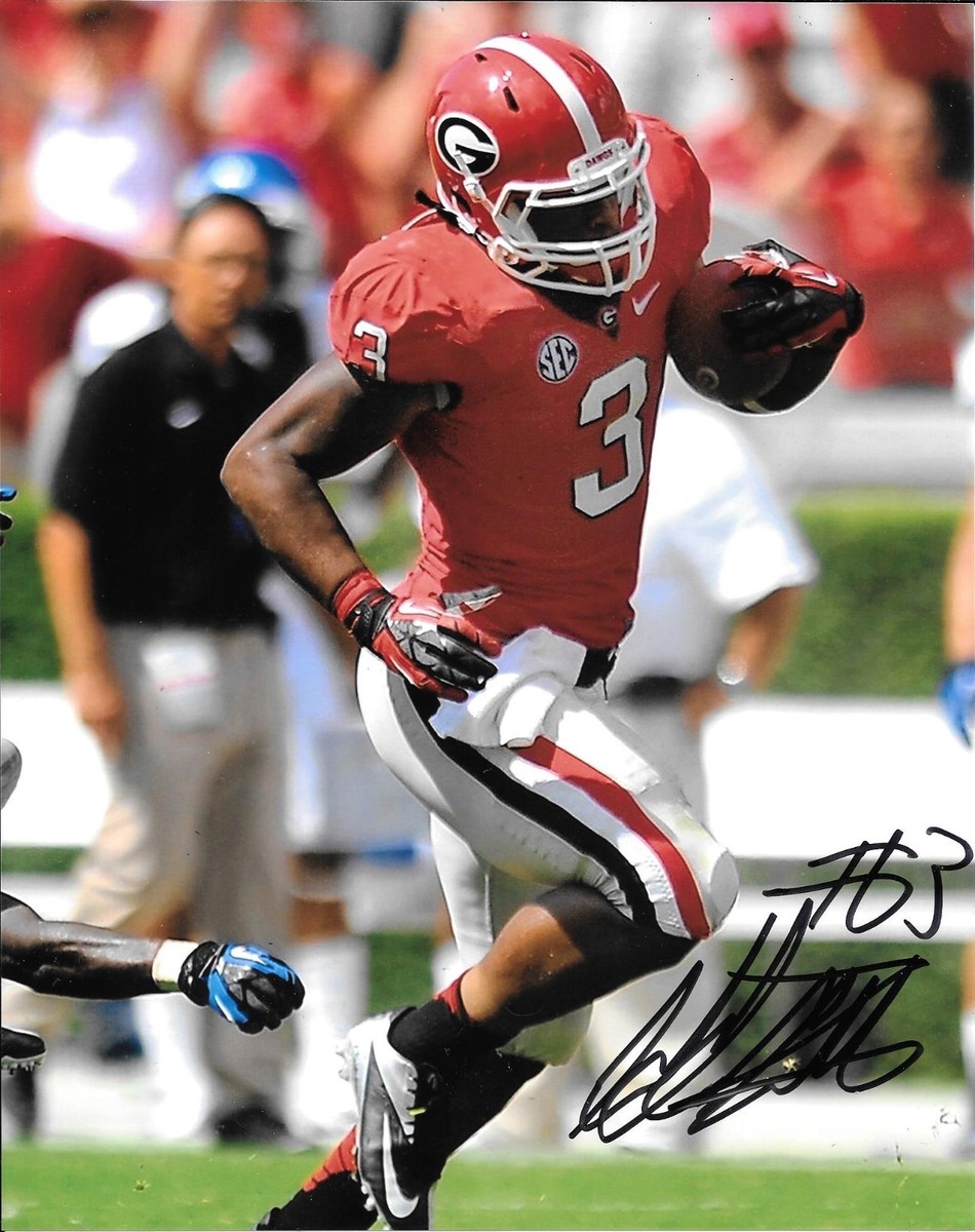 Photo Dédicacée Todd Gurley - 8x10 - Georgia Bulldogs & Los Angeles Rams - Autographe Original