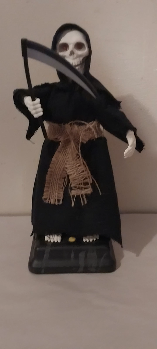 クリアファイル Vintage Gemmy Industries Grim Reaper VTG Gemmy Industries Halloween Animated W/Sound Grim Reaper