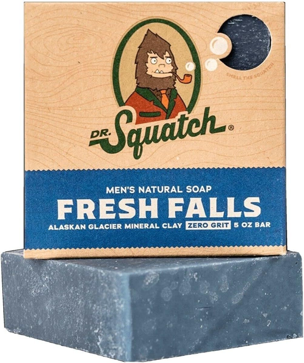 Натуральное мыло Dr. Squatch для мужчин с нулевой зернистостью Fresh Falls, 5 унций