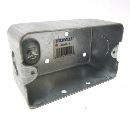 (LOT OF 50, NEW) Thomas&Betts / Iberville 347V Utility Box CI1110-HV - Picture 4 of 9
