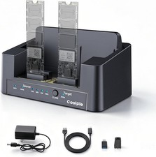 5 Bay Duplicator for M.2 NVMe-NVMe / M.2 SATA-NVMe / mSATA-NVMe / 2.5/3.5 SATA