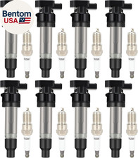 8 Ignition Coils with 8 Iridium Spark Plugs,Uf564,Coils Packs,For Cadillac,For B