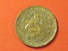 1999   20 Korun coin - Czech Republic  KM# 5