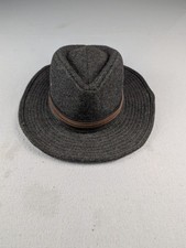 Dorfman Pacific Co Wool Tweed Outback Hat Mens Large Olive