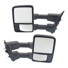 Tow Mirror Set For 2008-2012 Ford F-250 Super Duty Left And Right Manual Folding