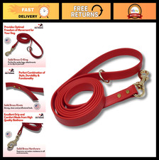 6ft Biothane Gummy Dog Training Leash - Durable, USA-Made, Multiple Sizes  Colo