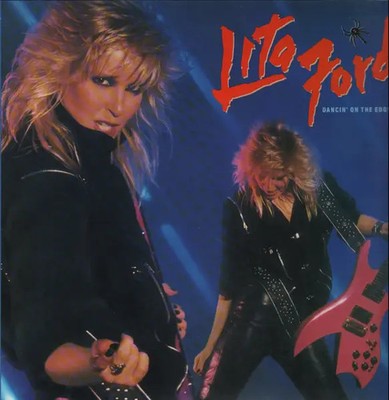Lita Ford Dancin on the Edge Mercury Vinyl LP