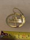 Vintage SMITHSONIAN INSTITUTION Brass Christmas Gold Ornament - Washington DC — photo 2