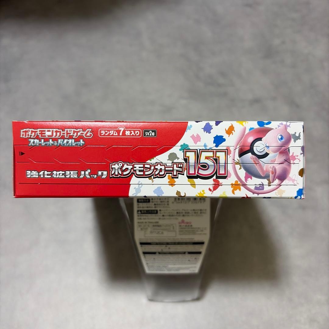 No Shrink]Pokemon Cards Scarlet & Violet Card 151 sv2a Booster Box