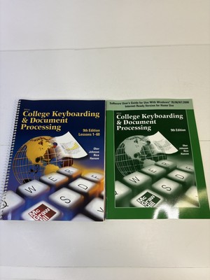 Gregg College Keyboarding & Document Processing Lessons 1-60 Set