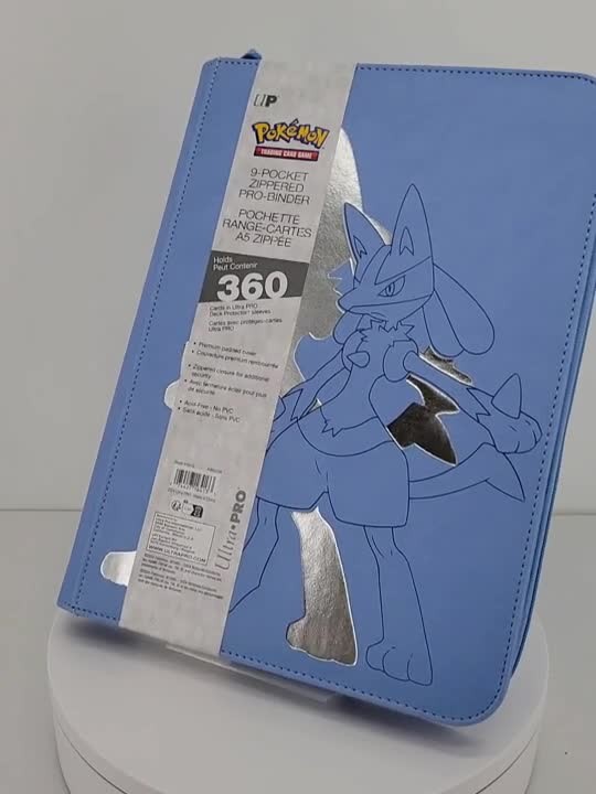 Ultra PRO Elite Series Lucario 9 Pocket Zippered Binder for