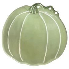Boston International - Green & White Pumpkin Bowl Large - KAC25376