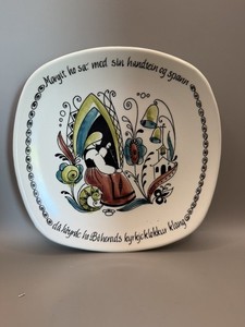 Stavangerflint Norway Plate | eBay