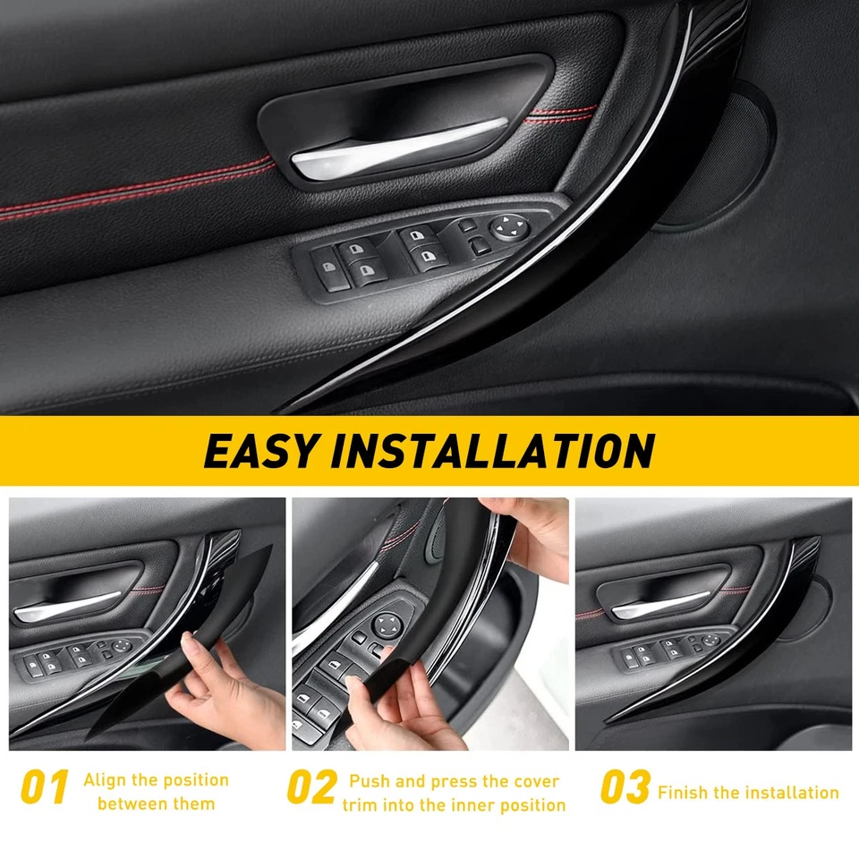 Funda protectora interior para manija de puerta para BMW Serie 3 F30 F35 328i Foto 2 de 4