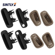 8pcs Front Rear Outside Inside Door Handle For Chevy Prizm Toyota Corolla 98-02 8pcs Front Rear Outside Inside Door Handle For Chevy Prizm Toyota Corolla 98-02