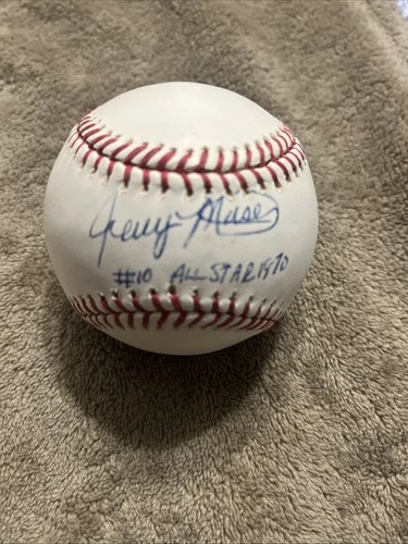 New ListingJERRY MOSES Signed New York Yankees Major League Baseball JSA#