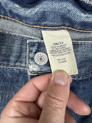 Denim & Supply Ralph Lauren Jeans Mens 38x32 Bootcut Vintage Y2K Distressed Fade - Picture 5 of 15