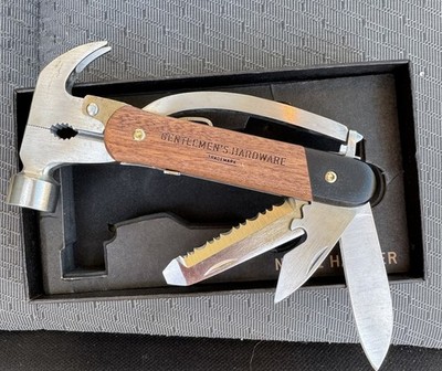 Gentlemen s Hardware Hammer  Multi Use Tool Hit The Nail On The Head No. 281 NIB