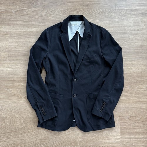 Outlier Herren 60/30 Schoeller Stoff Blazer Jacke Made in NYC Blau Größe 38 M