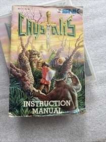 Crystalis for NES Nintendo Manual In Case Box Cut Out Good Shape