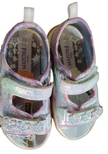 Disney Frozen Movie Toddler Girls' Sandals - Anna Elsa, Purple, Size 9