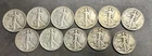 Walking Liberty Half Dollars - Lot Of 11 - 1930’s - 90% Silver