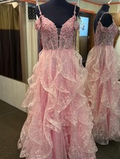Ellie Wilde light pink prom dress size 6