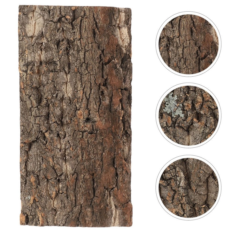 3 Pcs Reptile Tank Cork Bark Background Panels for Terrarium Decor ...