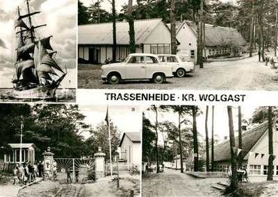 Trassenheide Usedom sailing school ship Wilhelm Pieck holiday camp University Jena tent location