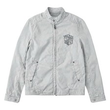 Diesel Light Gray Zip Jacket Size M