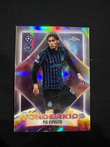 2025-26 Topps Chrome UEFA Club Wonderkids Refractor Pio Esposito RC