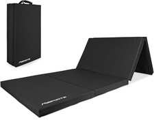 MSPORTS Turnmatte Premium klappbare Weichbodenmatte 190 x 80 x 5 cm Schwarz Neu